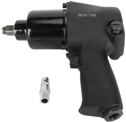 Llave De Impacto De Aire De 1/2 Pulg., Martillo Doble Resistente, Potente Pistola De Impacto De Aire, Salida De Par Máxima De 650 NM, Llave De Impacto Neumática De 7500 RPM, Herramientas Neumáticas