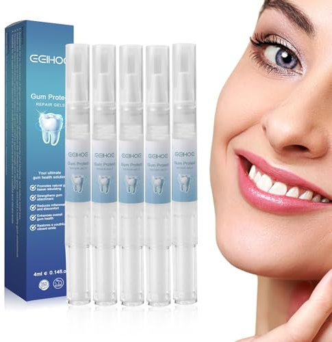5er Pack Gum Shield Therapie Gel - Reparieren Sie Zahnfleischschwellungen & Zahnaufhellung