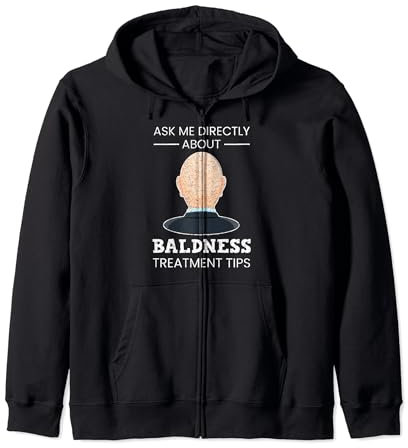 Funny Bald Guy Humors Kahlheit Haarkur Kapuzenjacke