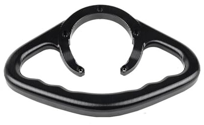 Asa Agarre Pasajero Motocicleta Accesorios Asideros Pasajeros Asidero Tanque Barra Agarre Mango Apoyabrazos para Suzuki GSXR GSX-R 600 750 1000 R750 GSXR600 GSXR750(Negro)