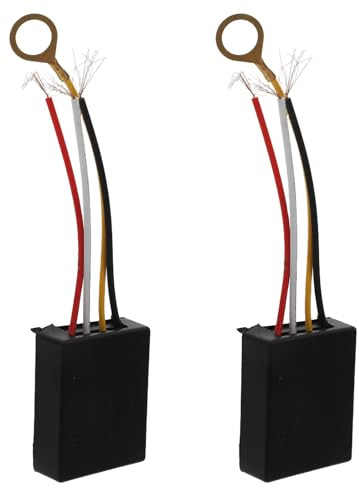 DECOMELODY Interruttore Dimmer Touch a LED 2 Pezzi Modulo Controllo Touch per Lampada da Tavolo Rilevatore Luce Dimmerabile per Lampadina Funzione Regolazione Intensità Kit Sostitutivo