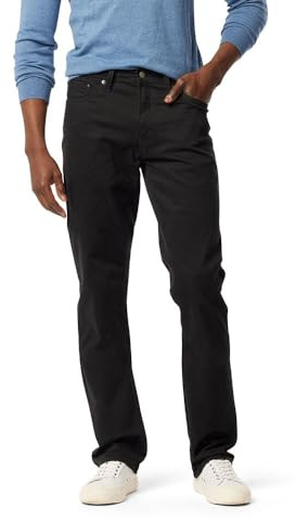 Levi Strauss Signature Gold Men's Athletic Tech Jeans, Raven, 30W x 30L