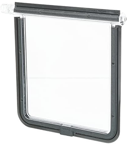 TRIXIE Nachfüllhalter für Katzenklappe 14,5 x 15,5 cm, Grau, 1 Stück