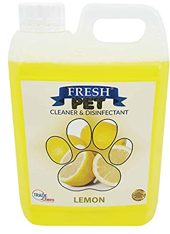 Fresh Pet Disinfectant Deodoriser Artificial Grass Cleaner for Dogs 2L | Lemon Fragrance - Pet-safe formula, 2L Pre-Filled, for Kennels, Catteries, Artificial Grass, Floors, Crates, and Litter Trays