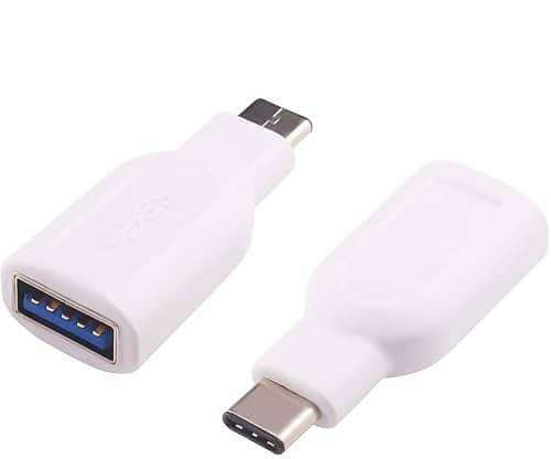 CABLEPELADO Adaptador USB 3.0 Tipo A Hembra a USB Tipo C Macho, Adaptador USB Tipo A a Tipo C, Velocidad de Transferencia de Datos: hasta 5 Gbps, Blanco