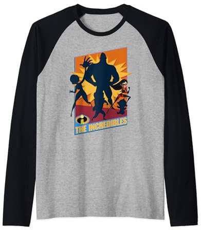 Disney Pixar Incredibles Violet Poster Camiseta Manga Raglan