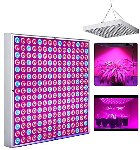 Einfeben LED Grow Lampe 15W, Vollspektrum Pflanzenlampe, Pflanenlicht für Hydroponic, Indoor Seeding Veg Flower, Grow Tent und Greenhouse, Weiß, M1069