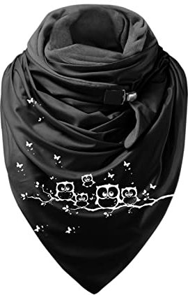 MILAX Dreieckstuch Für Frauen Herbstschal Poncho Lauschig Strickschal Soft Wrap Großen Dreieckschal Strick Dreieck Schale Schal Damen Winter Dreieck Schal Mit Knopf Umhang Einfarbig Wrap Schal