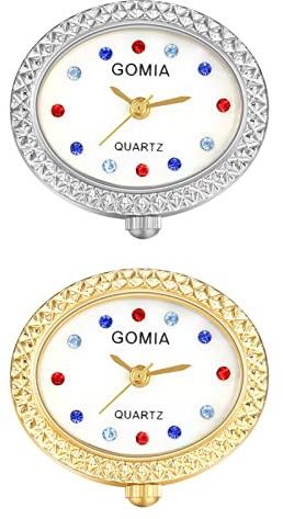 JewelryWe Ringuhr Fingeruhr Herren Damen rund Analog Quarz Elastisch Legierung Ring Uhr Uhrenring