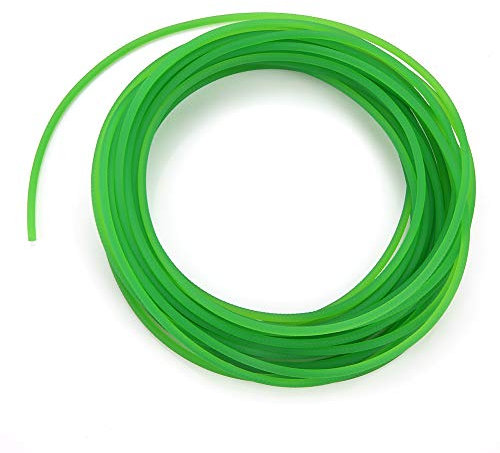 O-Ring-Gummimaterial, 5 Mm X 152 Mm, Lange Polyurethan-Antriebsriemen, Grünes Polyurethan, Grün, Raue Oberfläche, PU-Polyurethan-Rundriemen für die Antriebsübertragung (5 Mm X 10 (3mm*10m)