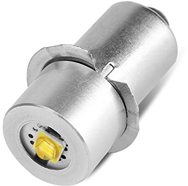 1pcs P13.5S Led Flashlight Bulb, 3W Mag Lite Led Bulb Easy to Install Mag Lite Led Conversion Bulbs for Flashlight Replacement Torch Lamp Emergency Work Light (4-12V)