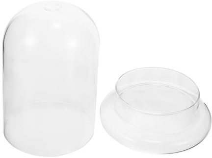 PRETYZOOM Glasbehälter Für Mikrolandschaften Transparente Glaskuppel Zur Anzeige Dekoratives Glasgefäß Für Pflanzen Tischdisplay Aus Klarem Glas Für Innendekoration