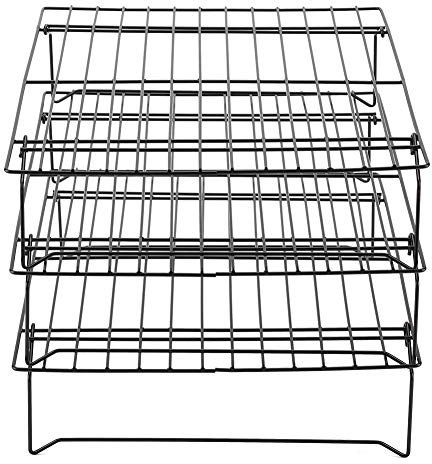 BAFOVY Stainless Steel Cooling Rack With 3 Strong Crossbars, Cooling Racks For Cooking And Baking Stackable Racks, For Baking With 3 Strong Crossbars, Stackable