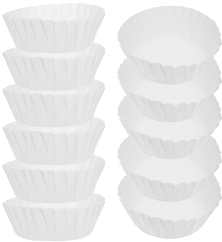 Luxshiny 50pcs Basque Oil Paper Cake Baking Liner Paper for Dessert Wrappers for Kitchen Dining Use Food Packaging Material