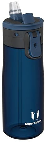 Sparrow Water Bottle 750ml - One-Tap TouchFlow Water Bottles with Straw - Non-Toxic - BPA Free Tritan Bottles - Leak Proof & Sustainable Drinks Bottle for Sports, Outdoors