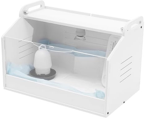 Geräumige Hühnerbrutbox, Brutkasten für Küken, Brutautomat Vollautomatisch,Brutkasten Hühner für Bruteier,Brütende Hühner,Wachtel