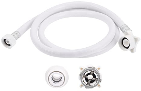 Lurrose Water Machine Hose Set Pvc Washing Machine Water Inlet Supply Lines Leakproof