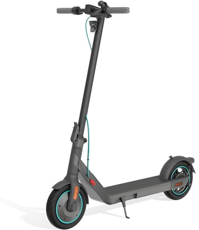 Odys Alpha X5 E-Scooter mit Straßenzulassung E-Roller (bis zu 50km Reichweite & 18% Steigungen, max 20 km/h, max 100kg Tragkraft, 10 Luftreifen, duales Bremssystem, Blinker, LED-Farbdisplay, App)