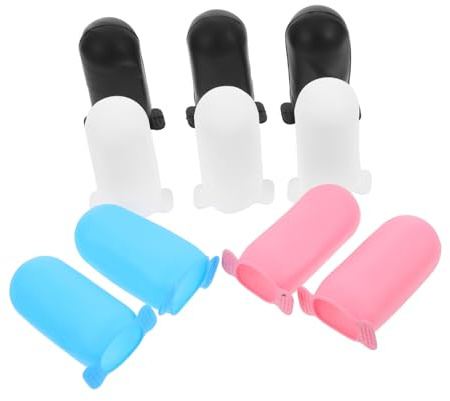 Homoyoyo 10pezzi Coperture Protettive in Silicone per Bottiglie da Viaggio Manicotti Anti-perdita per Contenitori da Viaggio Coperture Protettive per Bottiglie Portatili Accessori