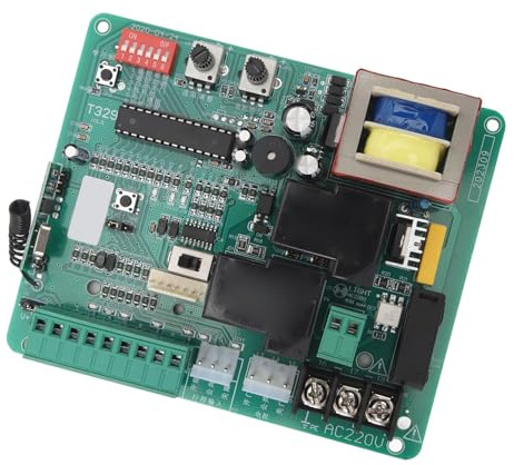 ROYJJ Módulo controlador de apertura de puerta corredera de 220 V, universal, placa de control de circuito, apertura de puertas automáticas, tablero de controles, abridor de puerta corredera, módulo