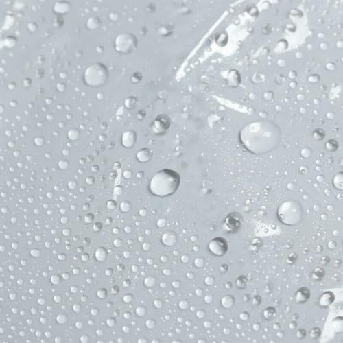 Toldo de pared lateral para cenador de 3 x 3 m, impermeable de tela Oxford translúcida, refugio de fiesta al aire libre para eventos de jardín y campamento (blanco)