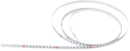Vaguelly Self-adhesive Carbon Steel Measuring Tape Ruler Sticky Metric Tape Measure with Adhesive Backing for Workbench Table Saw Sewing Machine Accurate and Easy Application for Precise