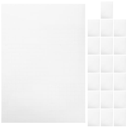 iplusmile 20 pièces Film Plastification Auto-adhésif Protection Photos PVC Film Laminage Autocollant Étanche et Anti-rayures pour Plastifieuse