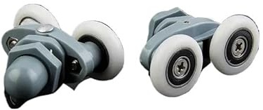 Rollen für Duschtüren, Duschtürräder, 4-8 Stück, 23-27 mm, Duscharmaturen Schiebe(4pcs,27mm)