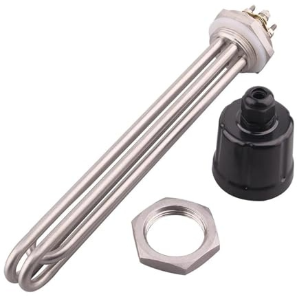 DN40/1.5 Thread SUS304 Immersion Heating Element 220V/380V 3KW/4.5KW/6KW/2KW/3750W Water Tank Boiler Tubular Heater(Set-1,4.5KW)