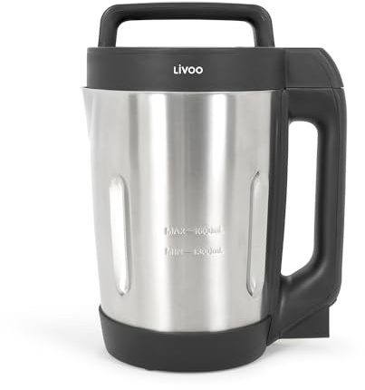 Livoo - Blender chauffant à soupe DOP260N - 5 fonctions, préparation entre 20 et 30min