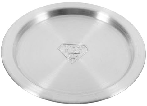 JOINPAYA Universal 14cm Cooking Pot Cover and Pan Lid, Stainless Steel Boil-over Prevention Plate, Compatible with Stock Pots, Woks, and Frying Pans for Kitchen Cooking