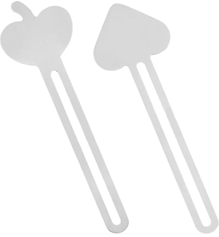 Tubos de Acero Inoxidable Exprimidor 2 Piezas, en Forma de Corazón | Acabado Plata, para Pasta Dental y Pomadas en Casa, Resistente, No se Deforma, Dosificador Uniforme
