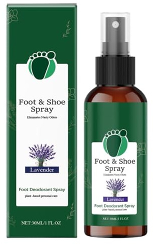 Naturlig skospray, snabbtorkande odor eliminator, bärbar fixtur med robust byggnad, fotklädestillbehör med kompakta detaljer, 2,5 x 4,02 cm hushållsapparat, arrangör för arbete resor