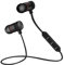 Auricular Bluetooth con imán, Auriculares inalámbricos de Goma Suave con imanes de fijación incorporados y batería de 60 mah Adecuado para iOS para Android para Deportes al Aire Libre(Negro)