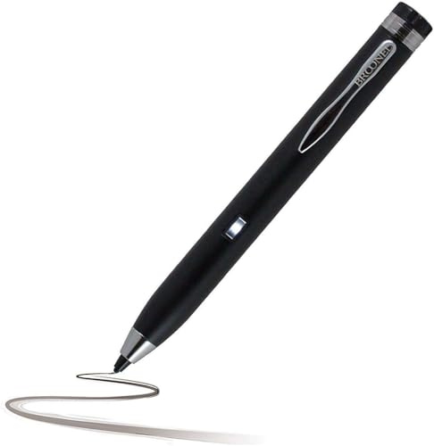Broonel Noir Actif électronique Stylet Numérique - Compatible avec Le HP EliteBook 820 G1 12-Pouce Ultrabook Ordinateur Portable