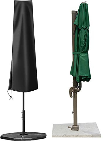 Funda para Sombrilla Impermeable Funda Sombrilla De Jardín 210D Oxford Cubierta Sombrilla Funda Parasol De Patio (30 * 50 * 190cm)