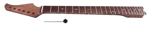 E-Gitarrenhals, 22 Bünde, Wenge-Gitarrenhals, Musikinstrumentenzubehör mit Plattenspieler für ST 22 Bünde, Ersatzteil