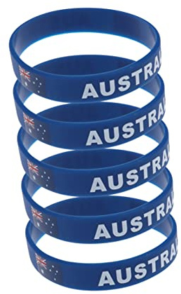 Supvox 5St Land flagge dekorative armband Armreif souvenir silikonarmband Sport Armband änner Ohrringe Herrenohrringe Länderarmbänder Dekoratives Armband mit Landesflagge Banner