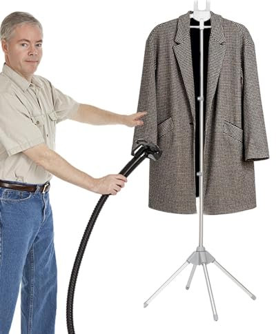 Genérico Soporte para Planchar Colgante Plancha Ropa Vertical Tabla Planchar Plegable Vertical Tabla Planchar Portátil Percha para Planchar Al Vapor Tendedero para Ropa Accesorios Vapor