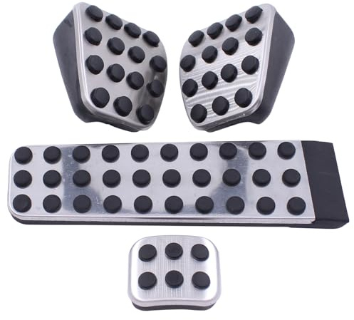 Pedalkappen Pedalabdeckung Pedalsatz Bremspedal Gaspedal Kupplungspedal Feststellbremspedal Pedale für C Klasse W202 W203 S202 S203 CLC CL203 E Klasse W124 W210 C140 C215 C216 CLK W208 W209 CLS C219