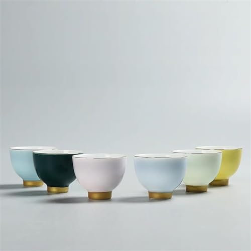 Service à Thé En Métal Ensemble Tasses Thé Kung Fu Cuites Four Porcelaine Tasses Céramique Jolie Tasse Thé Belles Tasses Café Arabes Cuisine 6 Pièces/ensemble Set De Théière Et Tasse De Noël(A)