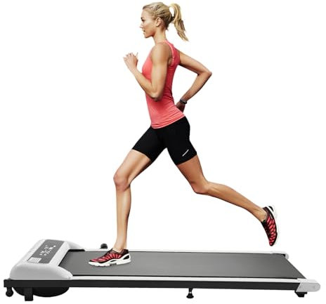 Mini Laufband, 6Km/H 600W Schreibtisch Laufband Laufband Schreibtisch Laufband Für Zuhause Büro Laufband Laufband Klappbar Fitness Geräte Zuhause