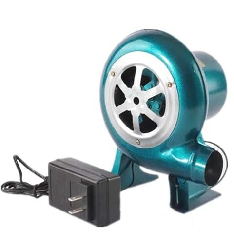 Soplador De Barbacoa - Soplador De Aire Eléctrico Centrífugo, Turbina Soplador De Castillos Hinchables, Parrilla del Encendedor del Carbón De La Fan, Excitador De Llama De Arranque De Fuego(80W)
