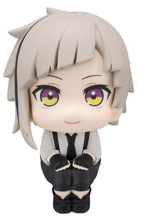 Tongyundacheng BSD Sitzende Figur Anime Dazai Osamu/Atsushi Nakajima Actionfigur BSD Statue Modell Anime Minifiguren PVC Desktop Ornament 10cm