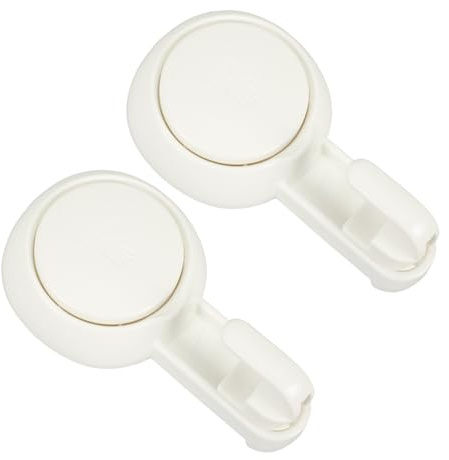 FELTECHELECTR 2 Pezzi Ganci a Ventosa per Bagno e Cucina Ganci da Parete senza Foratura Resistenti per Accappatoi Cappotti e Accessori Organizzazione Salvaspazio Multifunzionale