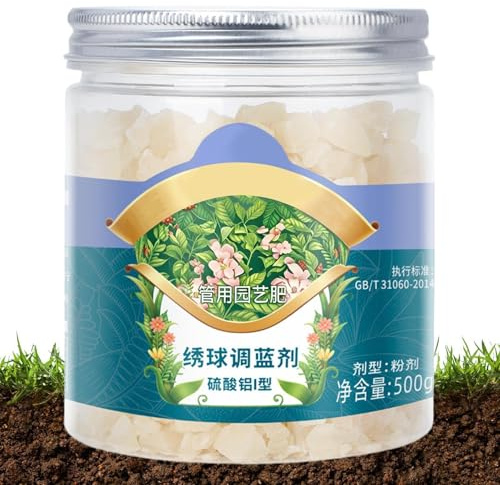 Concime Blu per Ortensie - Nutriente Azzurrante Fiori,Nutrimento Blu per Ortensie - per Giardinieri Agricoltori Coltivatori Giardino Cortile Fattoria Patio Serra Balcone Aiuola Rialzata