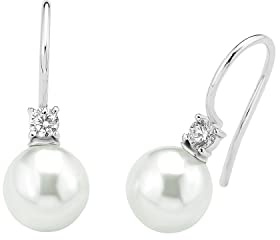 Amor Ohrhänger 925 Sterling Silber Damen Ohrschmuck, mit Zirkonia synth., Kommt in Schmuck Geschenk Box