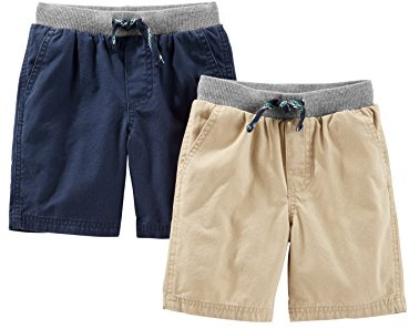 Simple Joys by Carter's Baby Boys' shorts (paket med 2)