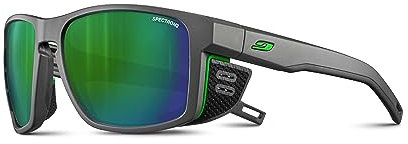 Julbo Men's Shield Sunglasses, Grau/Grün, One Size