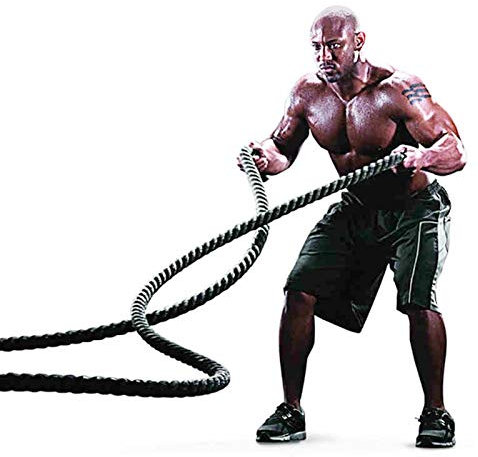 Battle Rope Hua Outdoor Sports Battle Seil 25mm 9m, Seilspringen, Fitnessseil, Erwachsener Und Kindertraining Seil, Verschleißfest Und Langlebig